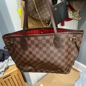 Lv brown checker
